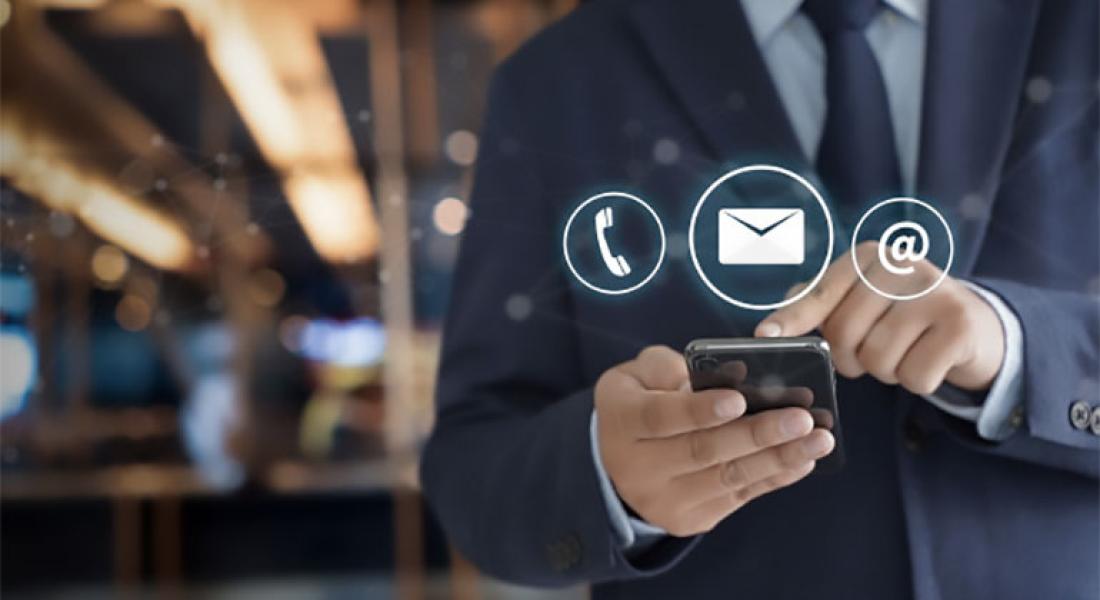 Métodos de contacto disponibles